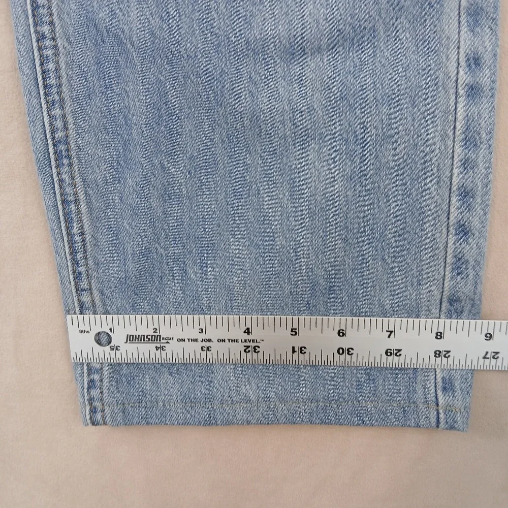 Old Navy 36x32 Mens Jeans Light‎ Wash **Actual 35x26 ** FLAWS